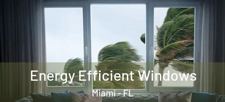  Energy Efficient Windows Miami - FL