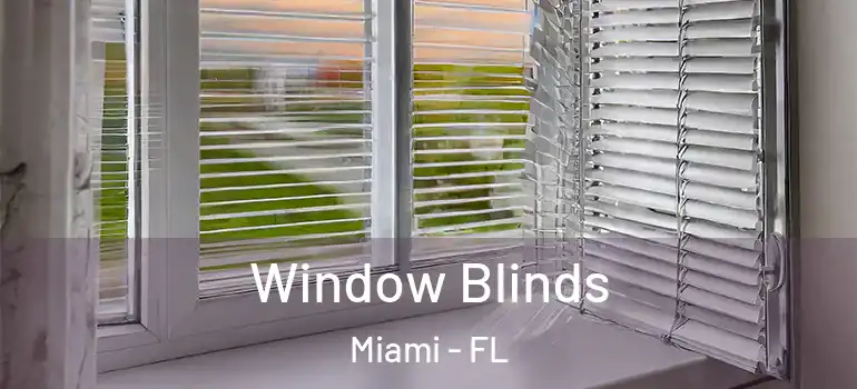  Window Blinds Miami - FL